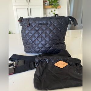 MZ WALLACE Metro Scout Black Crossbody Bag LIKE NEW
